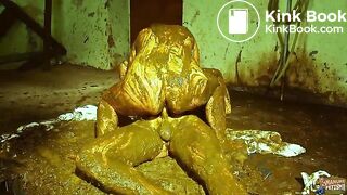 Halloween Sale - Betty and Frankys Cowshit Adventure - scat couple fucking in cow shit on a farm