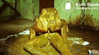 Halloween Sale - Betty and Frankys Cowshit Adventure - scat couple fucking in cow shit on a farm