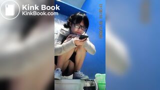 Thai student girl diarrhea spycam