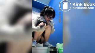 Thai student girl diarrhea spycam