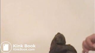 Hot ass babe shitting a big load