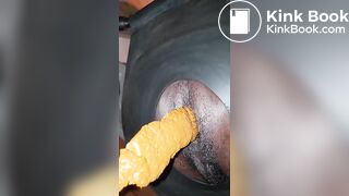 An unusual toilet chair