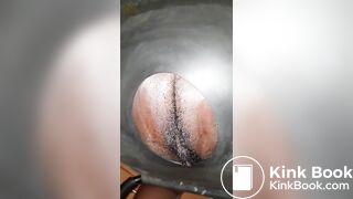 An unusual toilet chair