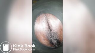 An unusual toilet chair