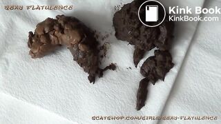 Big poop and dripping pussy