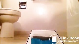BBWBustyGirlShitsAndPissesAHugeLoadOfScatAndThenMasturbatesWithIt