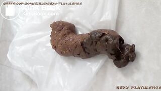 Laying a huge smooth log