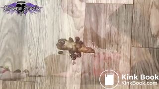 Briana's hard constipated poop