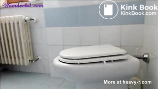 Shit on the toilet seat and smeared shit on the face