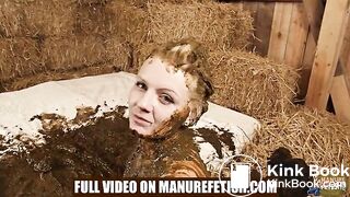 City Girl Emily Manure Spa Teaser - playing in cowshit