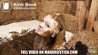 City Girl Emily Manure Spa Teaser - playing in cowshit