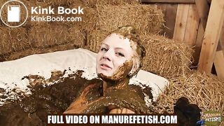 City Girl Emily Manure Spa Teaser - playing in cowshit