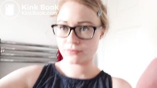 Young blonde's constipated poop