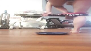 Foxyj shitting on a plate