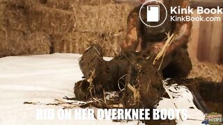 City Girl Emily - Auction - Worn clothes covered in cowshit