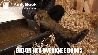 City Girl Emily - Auction - Worn clothes covered in cowshit