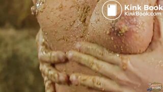 Di Aroused in Dung - scat covered orgasm