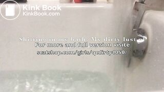 Elle shit dans son bain que je relaxe dedans