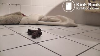 Big poop and gaping pussy