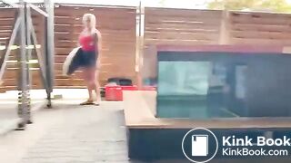 Pooping in a pet store