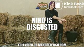 Niko is Disgusted - masturbating in horse shit - ManureFetish