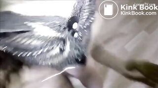 Masked scat wife