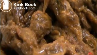 Shitting on all fours