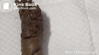 Sexy scat shitting