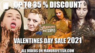 35 % Valentines day sale - cow shit and horse dung videos