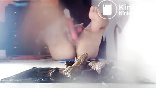 Milf Latina Drops Huge Poop Load & Squirts