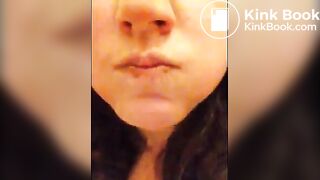 scat chubby selfie shit eating girl 2