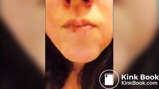 scat chubby selfie shit eating girl 2