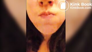 scat chubby selfie shit eating girl 2
