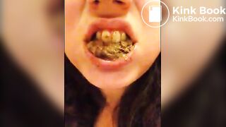 scat chubby selfie shit eating girl 2