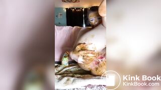 Hot-cutiepie-takes-huge-shit-smears-her-body-with-it-fucks-her-sweet-gaping-ass-and-tastes-her-shit
