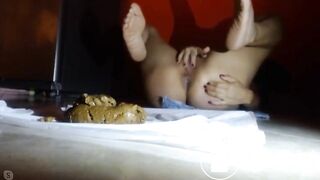 Big Poop Load Before Squirts