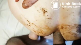 Shitty fuck in vagina and in ass