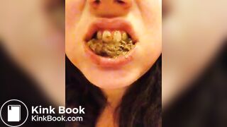 scat chubby selfie shit eating girl 1