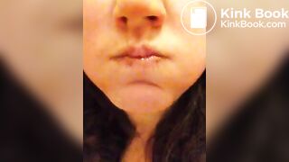 scat chubby selfie shit eating girl 1