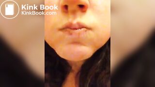 scat chubby selfie shit eating girl 1