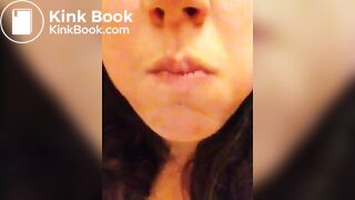 scat chubby selfie shit eating girl 1