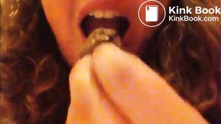 scat chubby selfie shit eating girl 3