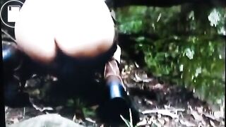 Pooping in woods - ThisVidcom