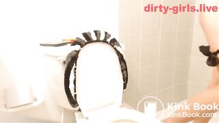 Young latina licking shit and puke