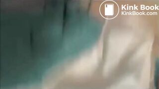 Brunette shitting doggystyle