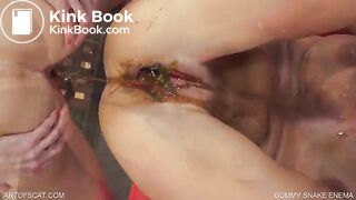 Gummy Snake Enema - ArtOfScatcom
