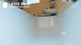 Ebony big shit and smear