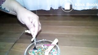 PREPARING MY SWEET SHIT DESSERT! (Spanish audio)