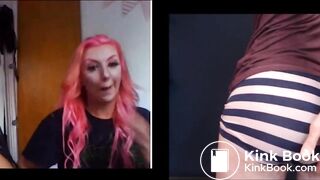 Shitting infront of two cam girls