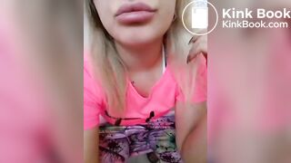 Iranian girl shitting